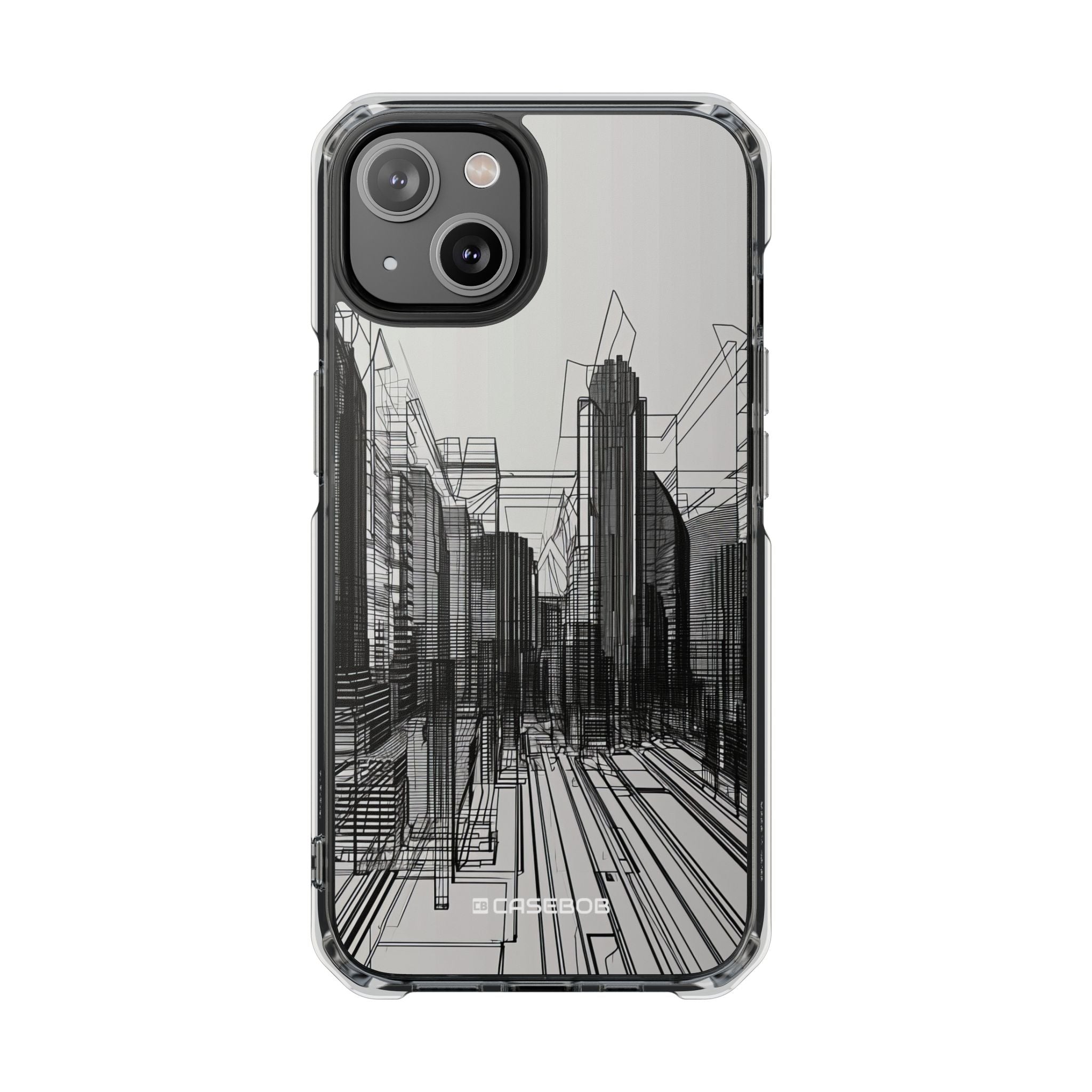 Urban Wireframe - Phone Case for iPhone