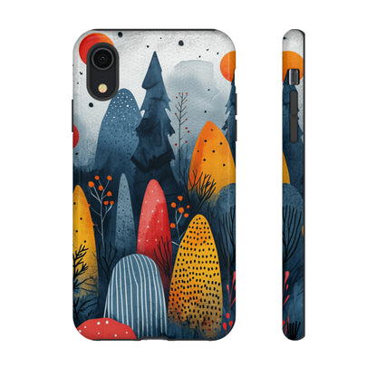 Scandinavian Forest Elegance - Protective Phone Case