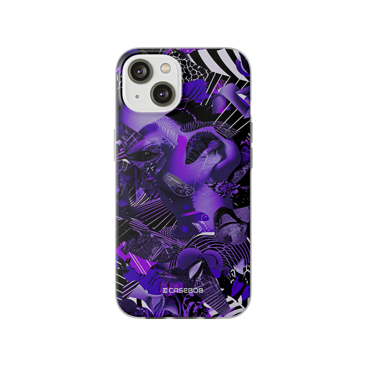 Ultraviolettes Design | Handyhülle für iPhone (flexible Hülle) 