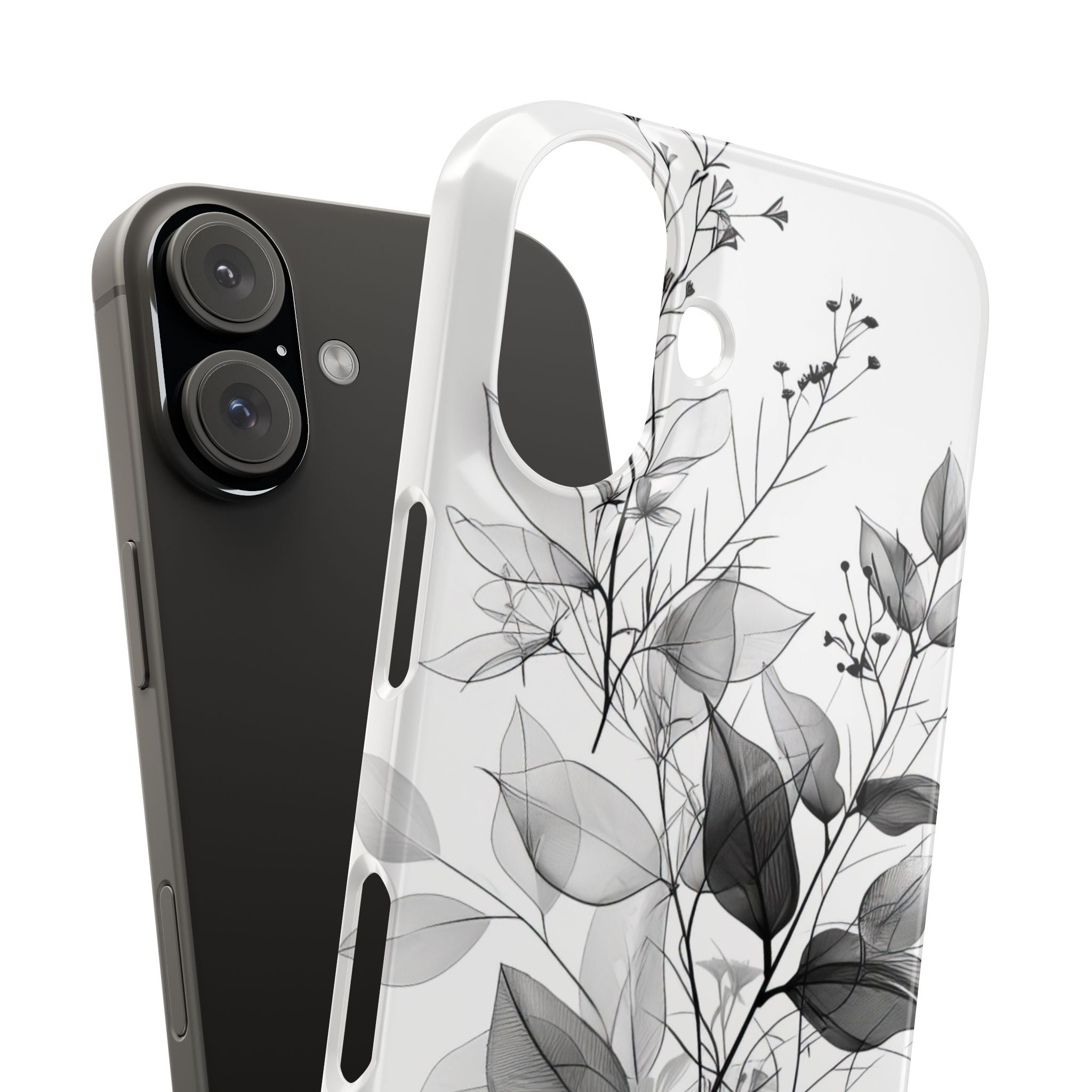 Botanical Line Harmony iPhone 16 - Slim Phone Case