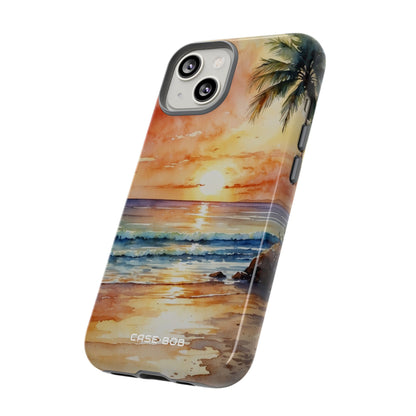 Sunset Palm iPhone 14 Case - Tough