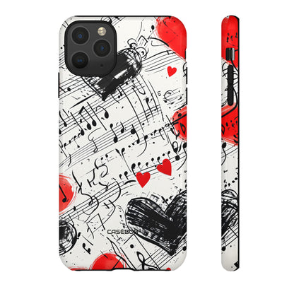 Melodic Love Notes - Protective Pixel Case - Protective Phone Case