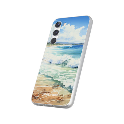 Foamy Wave Breeze Samsung S23 Plus Case - Soft