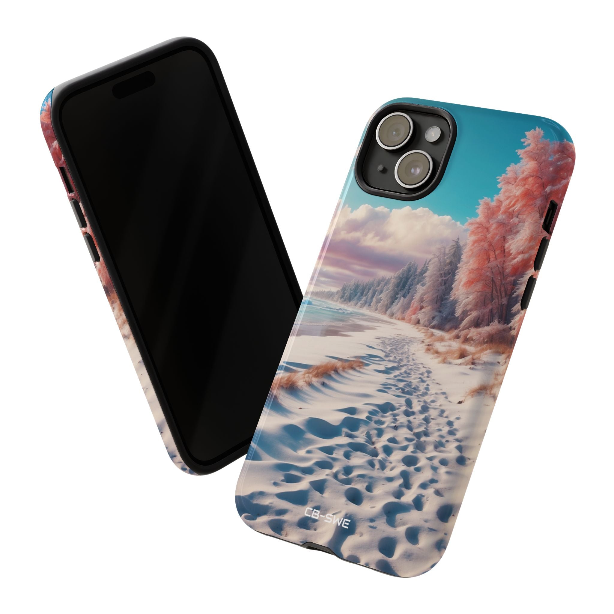Shadows Embrace Waves - iPhone Case