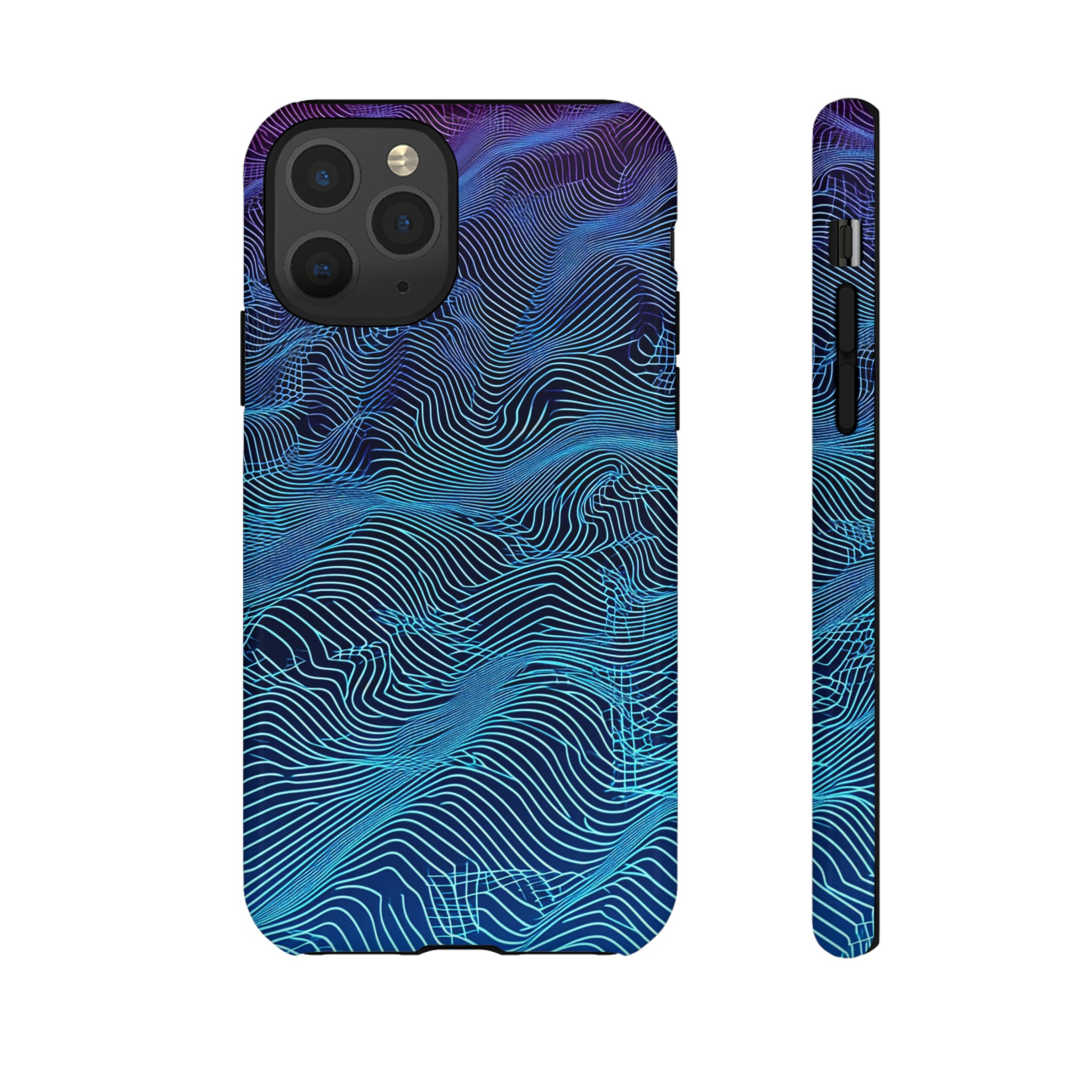 AI Interface: Tech Gradient - Protective Phone Case