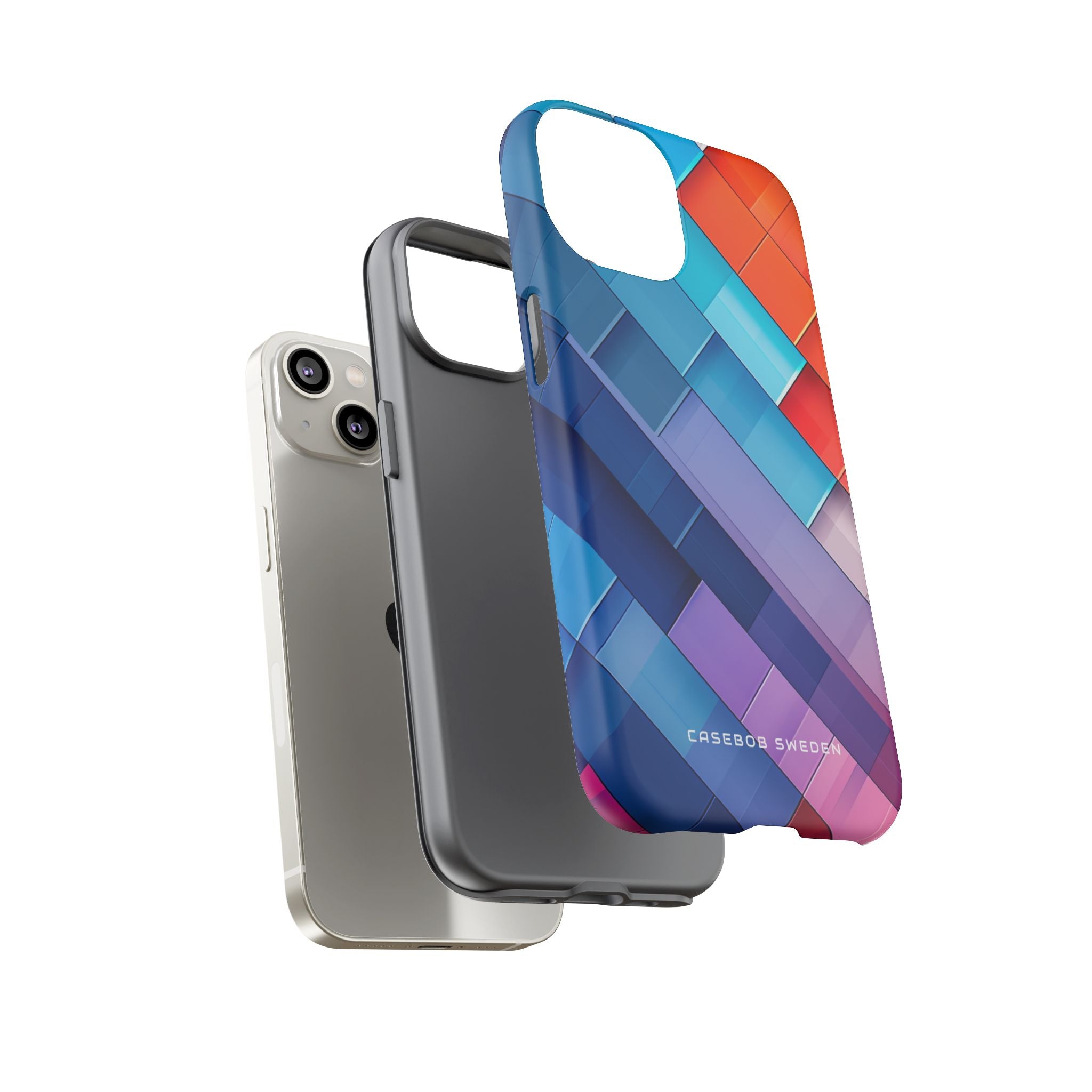 Vibrant GeoFlow iPhone 14 - Tough Phone Case