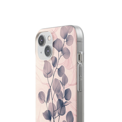 Veined Leaf Whisper iPhone 14 Case - Soft