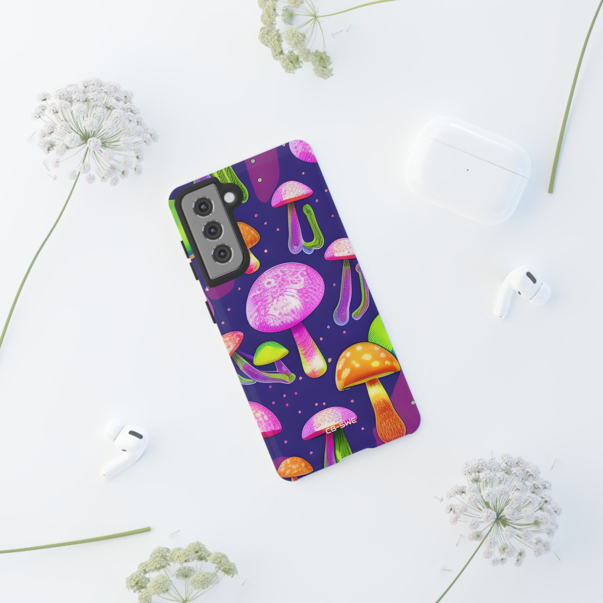 Neon Mushroom Dreams - Samsung Case