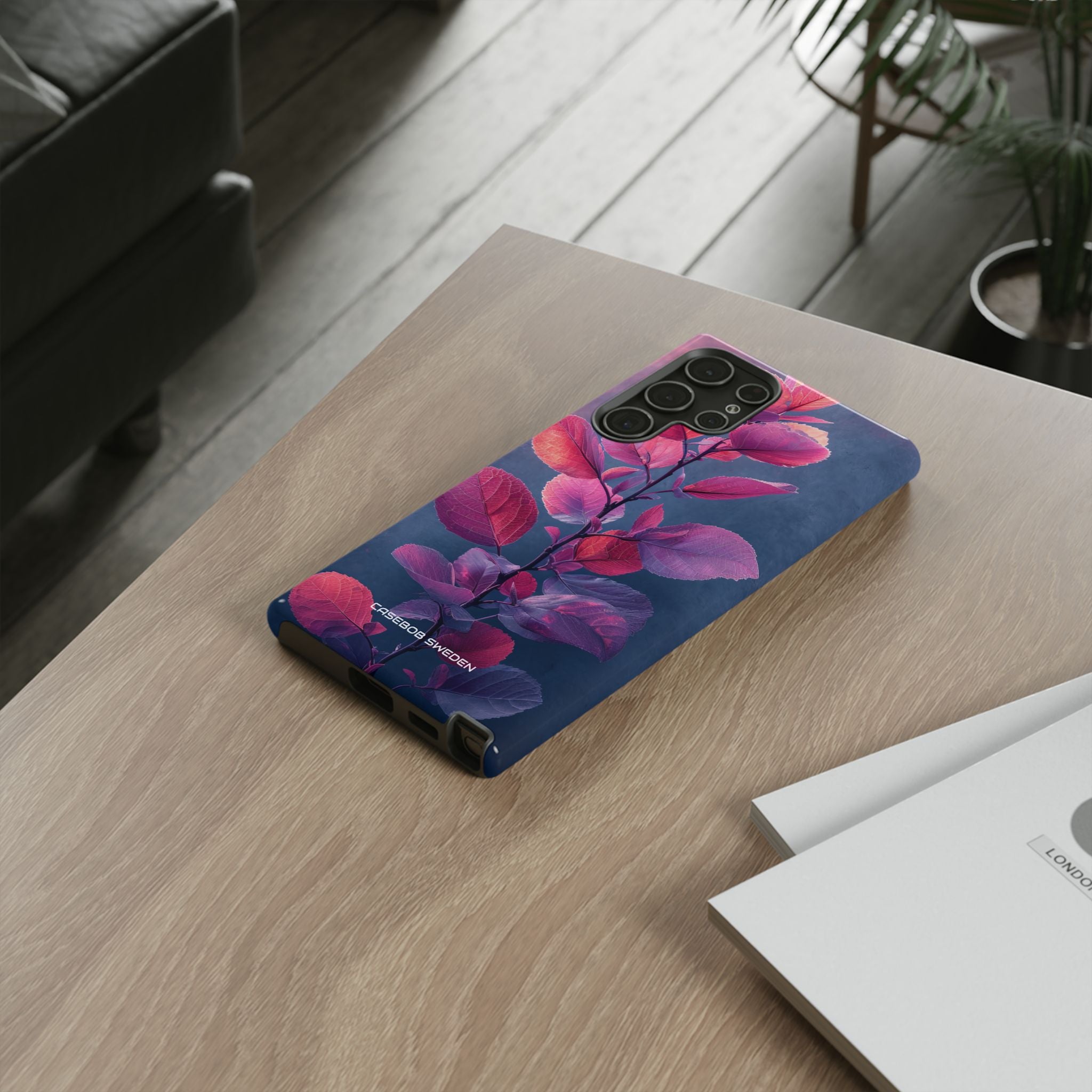 Pink Blue Nature - Tough Samsung S22 Phone Case