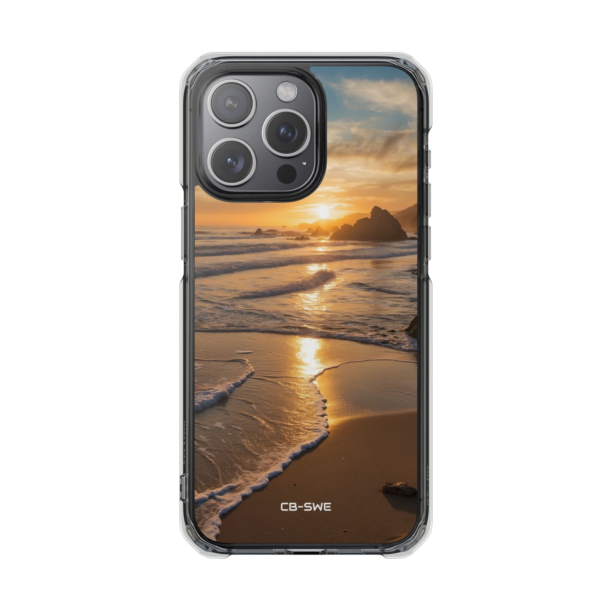Waves Embrace Shore iPhone Case - Impact