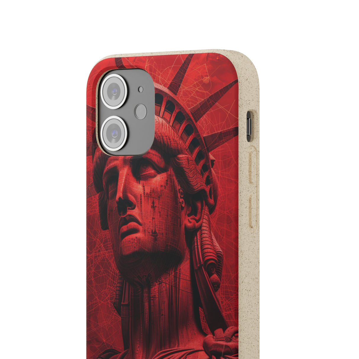 Red Liberty Revolution | Biodegradable Phone Case