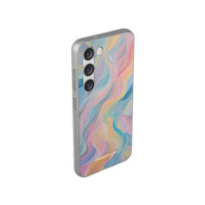 Dreamy Pastel Swirls - Flexi Samsung S23 Phone Case