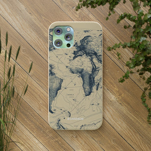 Vintage World Map | Biodegradable Phone Case