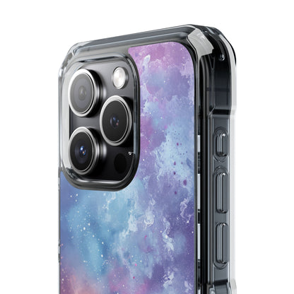 Cosmic Nebula Swirls - Clear Impact iPhone 15 Phone Case