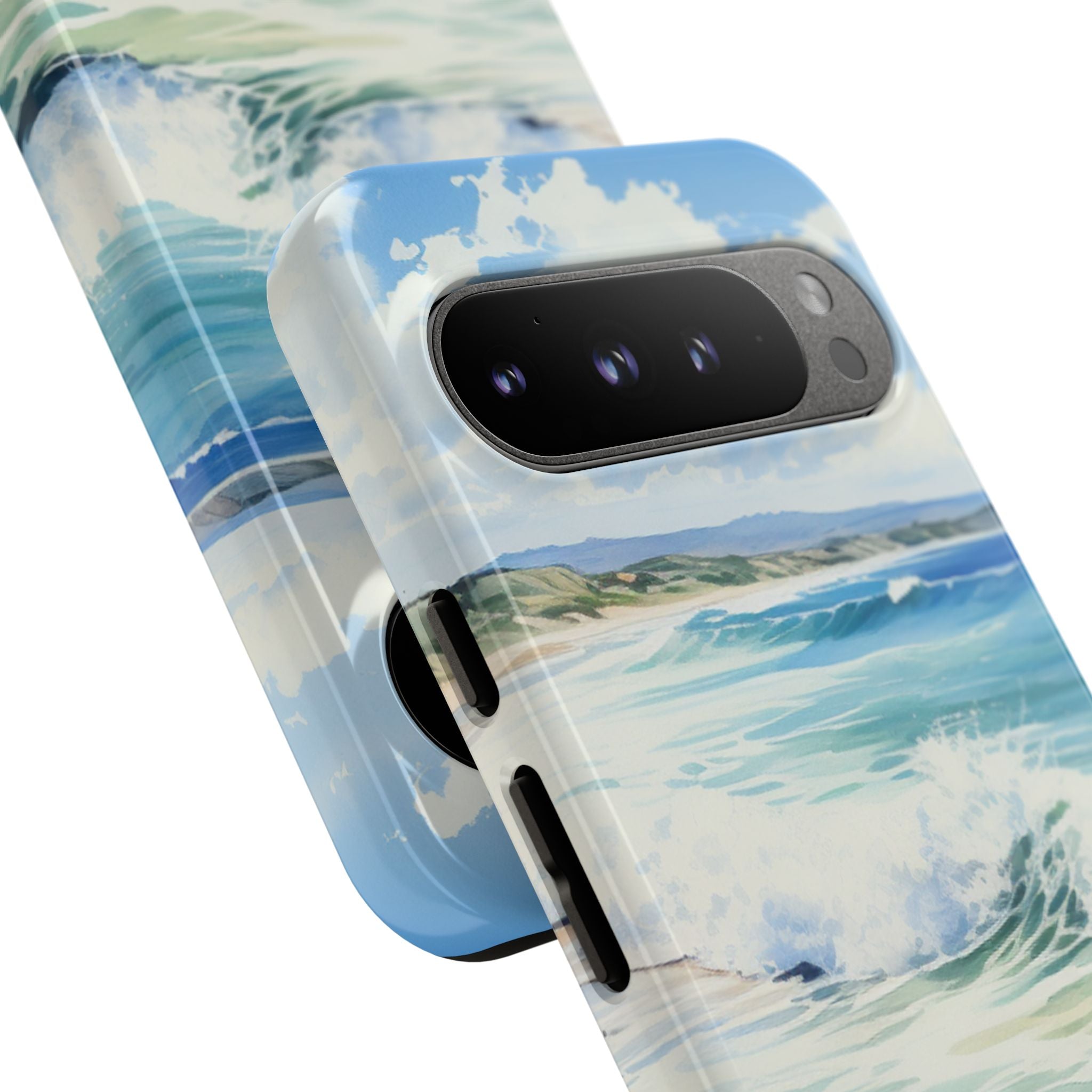 Serene Coastal Watercolors - Google Pixel Case