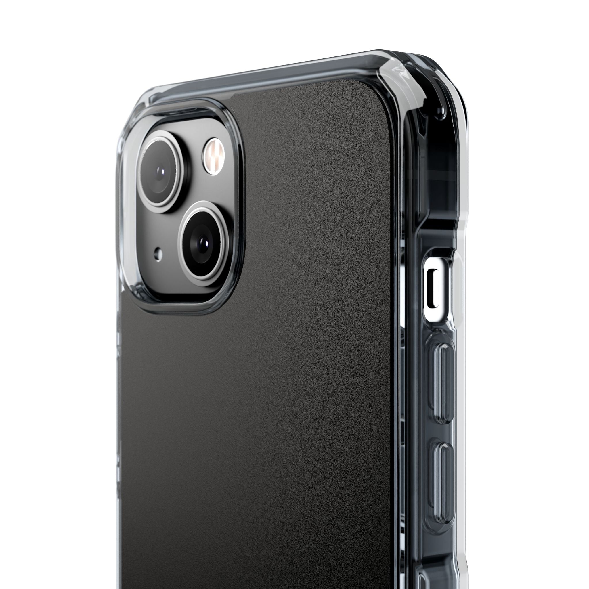 Black - Clear Impact Case for iPhone