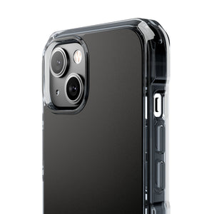 Black | Phone Case for iPhone (Clear Impact Case - Magnetic)