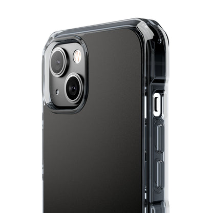 Black - Clear Impact Case for iPhone