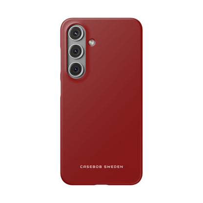 Dark Red Samsung S24 - Slim Phone Case