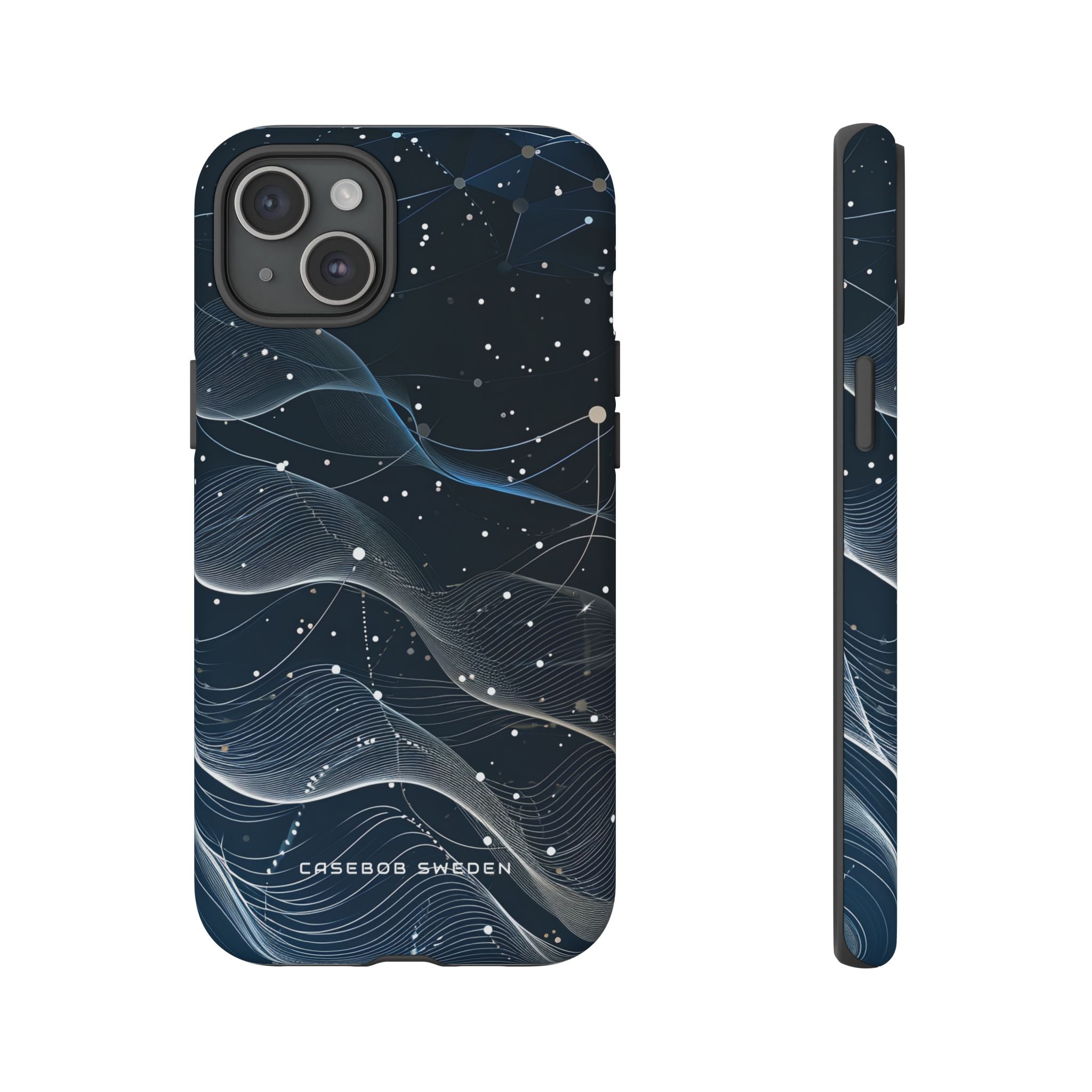 Gradient Neural Waves iPhone 15 - Tough Phone Case