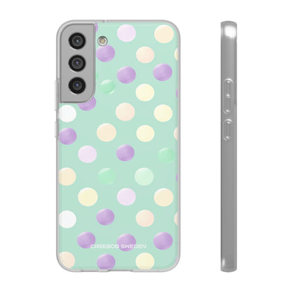 Pastel Polka Dots - Flexi Samsung S22 Phone Case