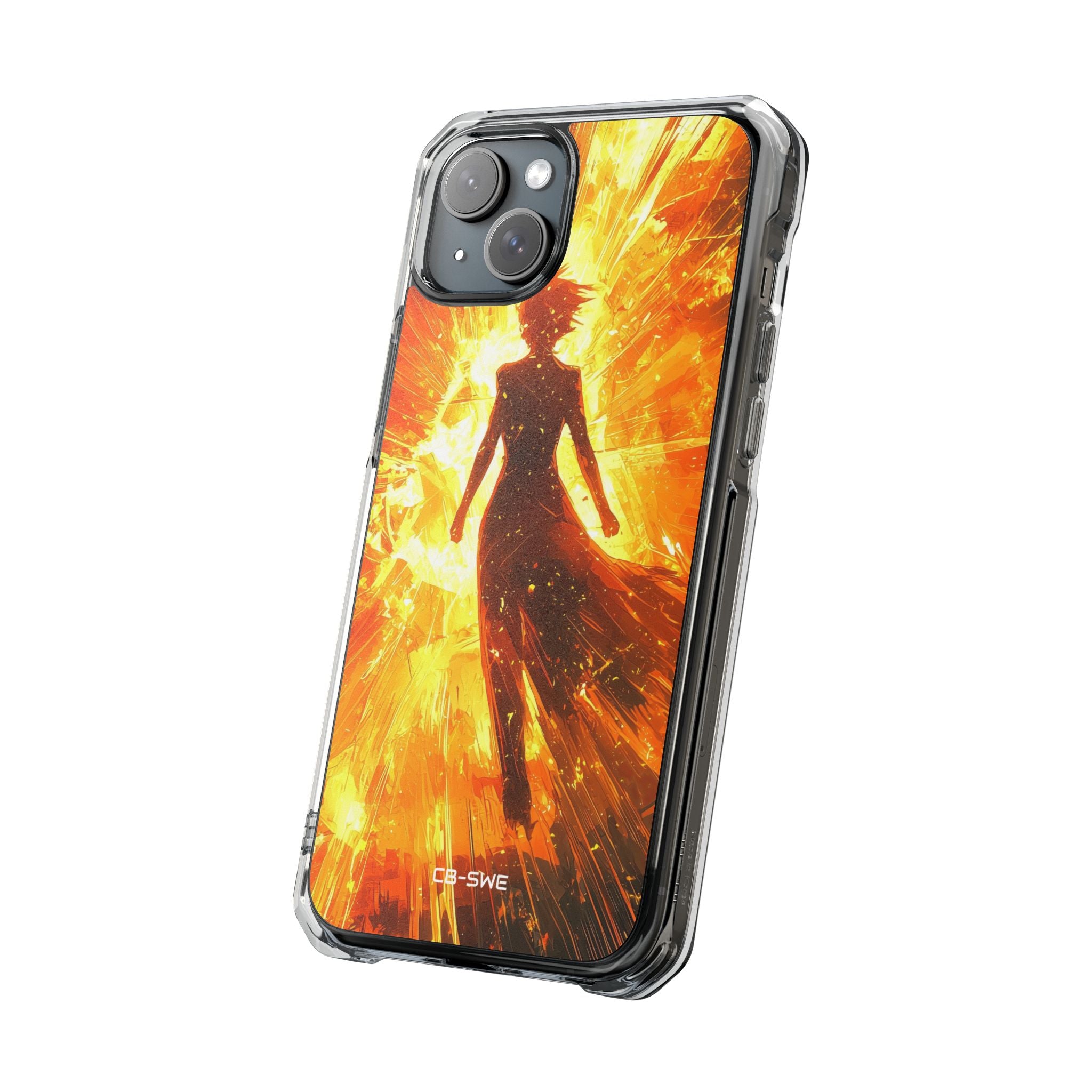 Fiery Energy Erupts iPhone Case - Impact