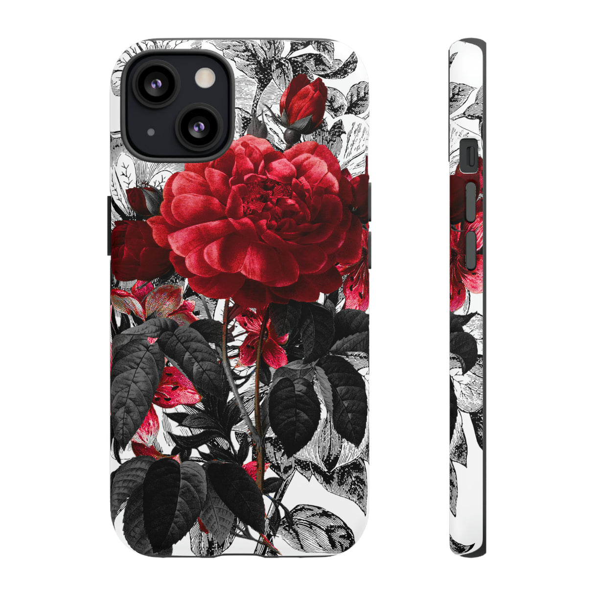 Grunicked Gothic Flower - Protective Phone Case