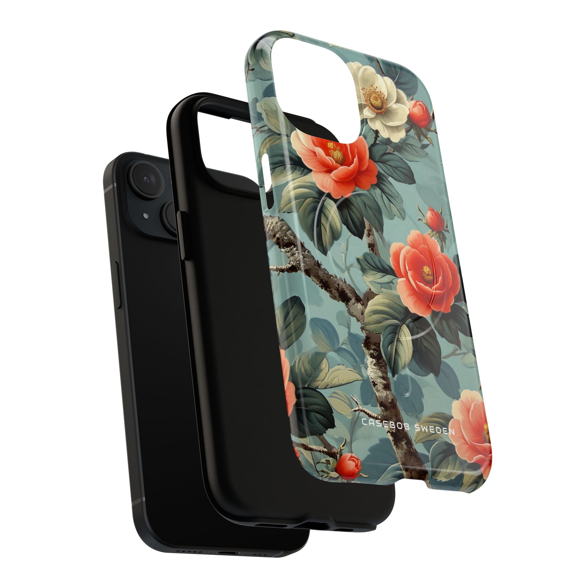 Vintage Floral Romance iPhone 15 | Tough+ Phone Case