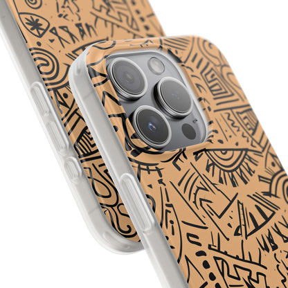 Mystic Tribal Geometry | Flexible Phone Case for iPhone