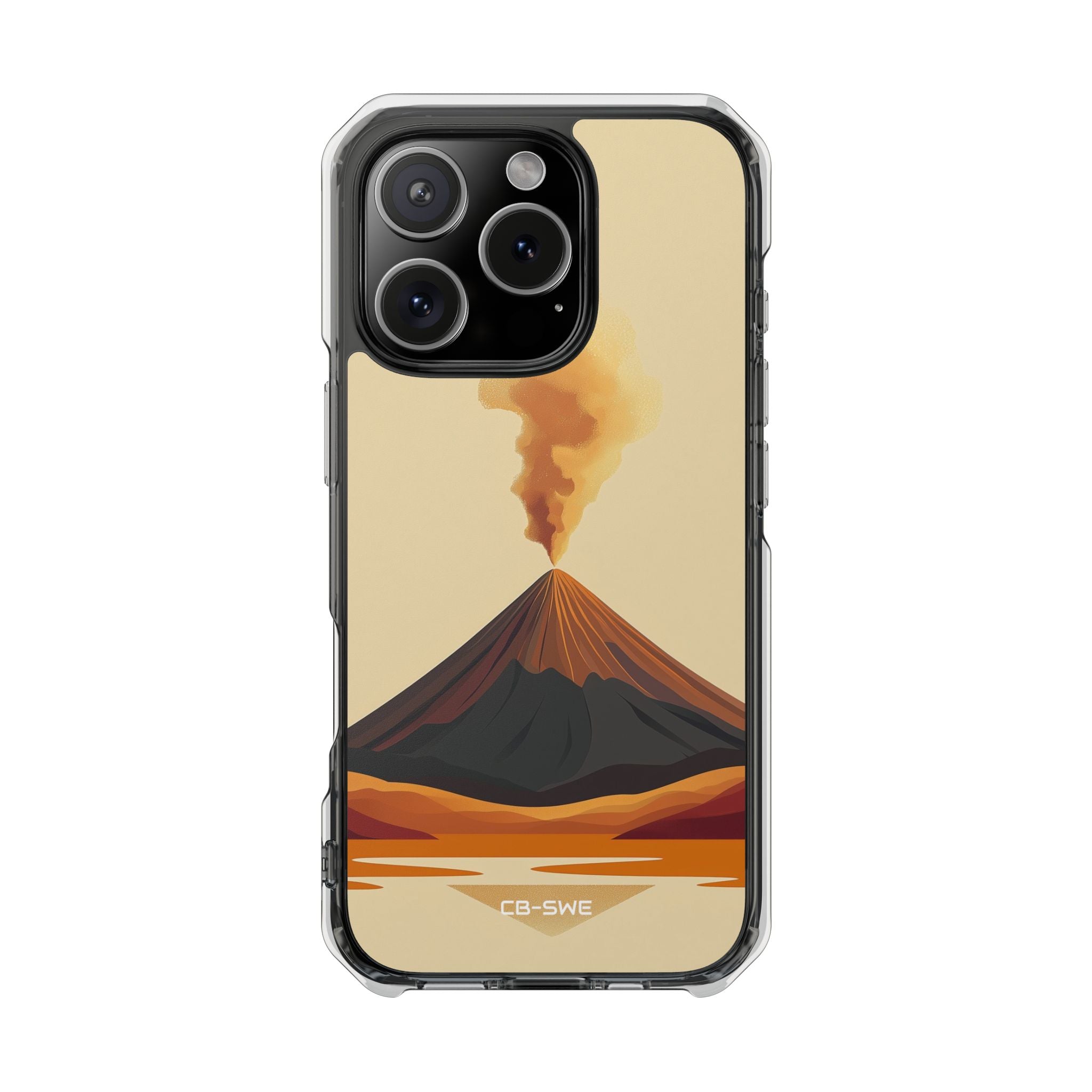 Volcano Erupts Brightly iPhone Case - Impact
