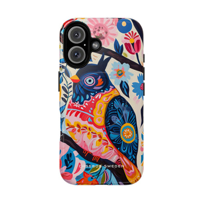 Whimsical Vintage Owl with Floral Charm iPhone 16  Tough+ Phone Case