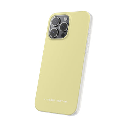 Pale Golden Rod iPhone 15 - Flexi Phone Case