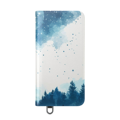 Moonlit Pines - Samsung S25 Case - Wallet