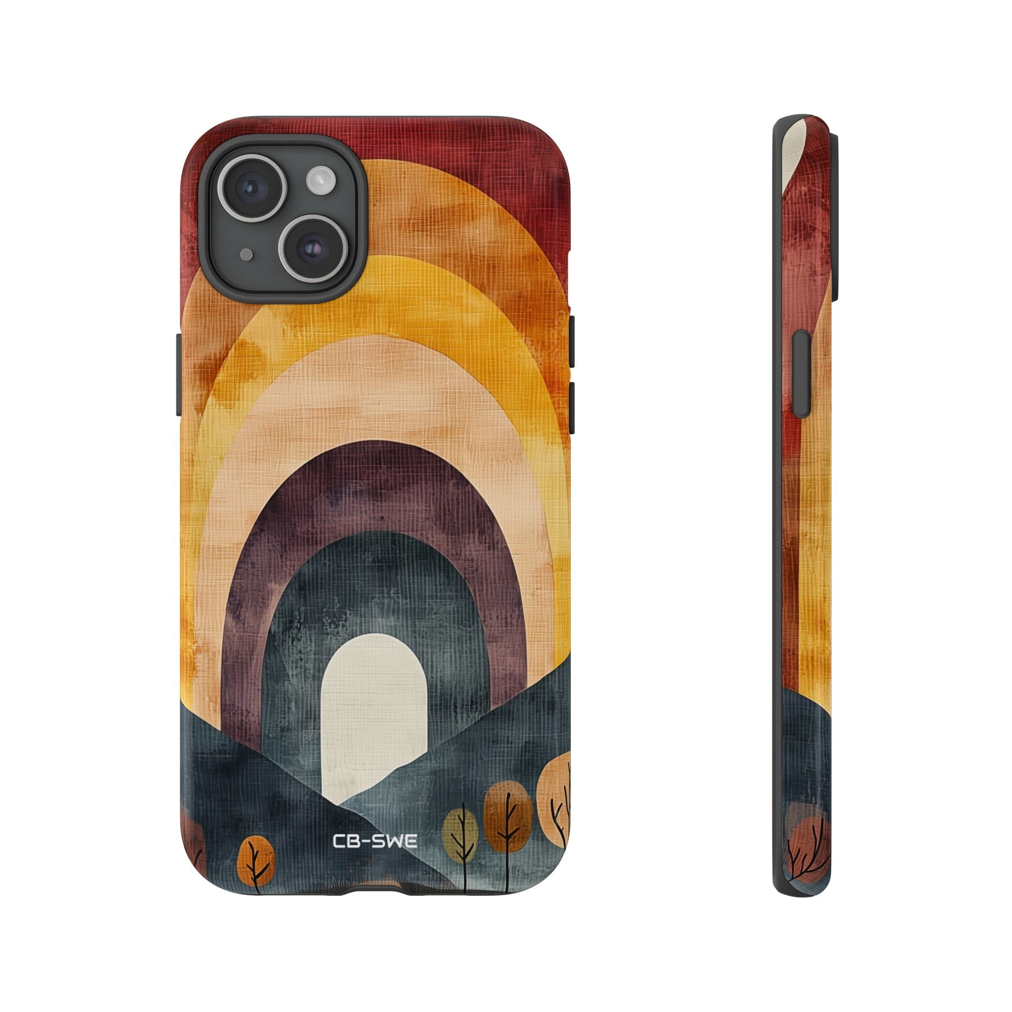 Earthy Arches Embrace - iPhone Case
