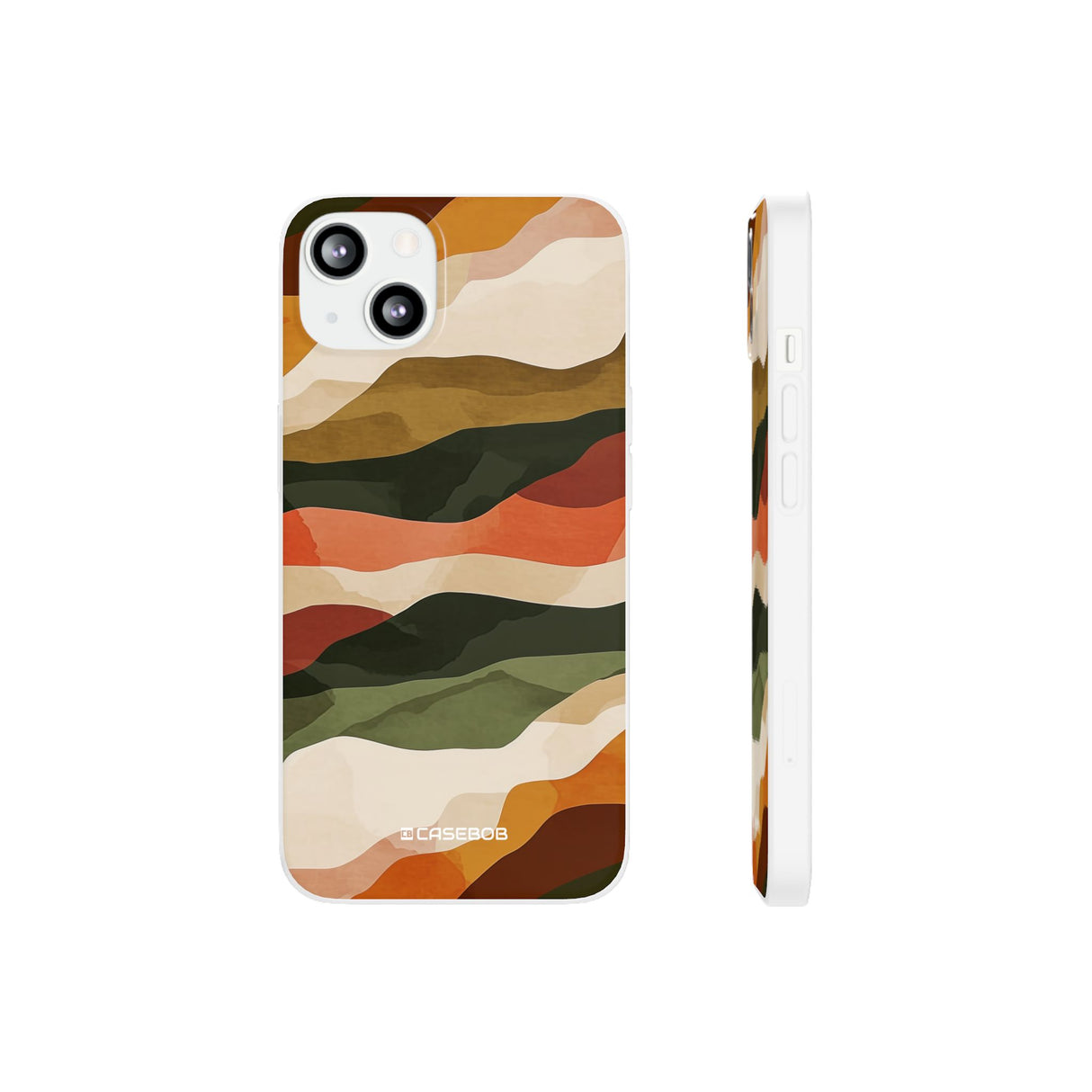 Earth Tone Pattern | Phone Case for iPhone (Flexible Case)