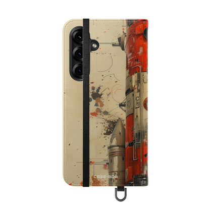 Crimson Rocket - Samsung S25+ Case - Wallet