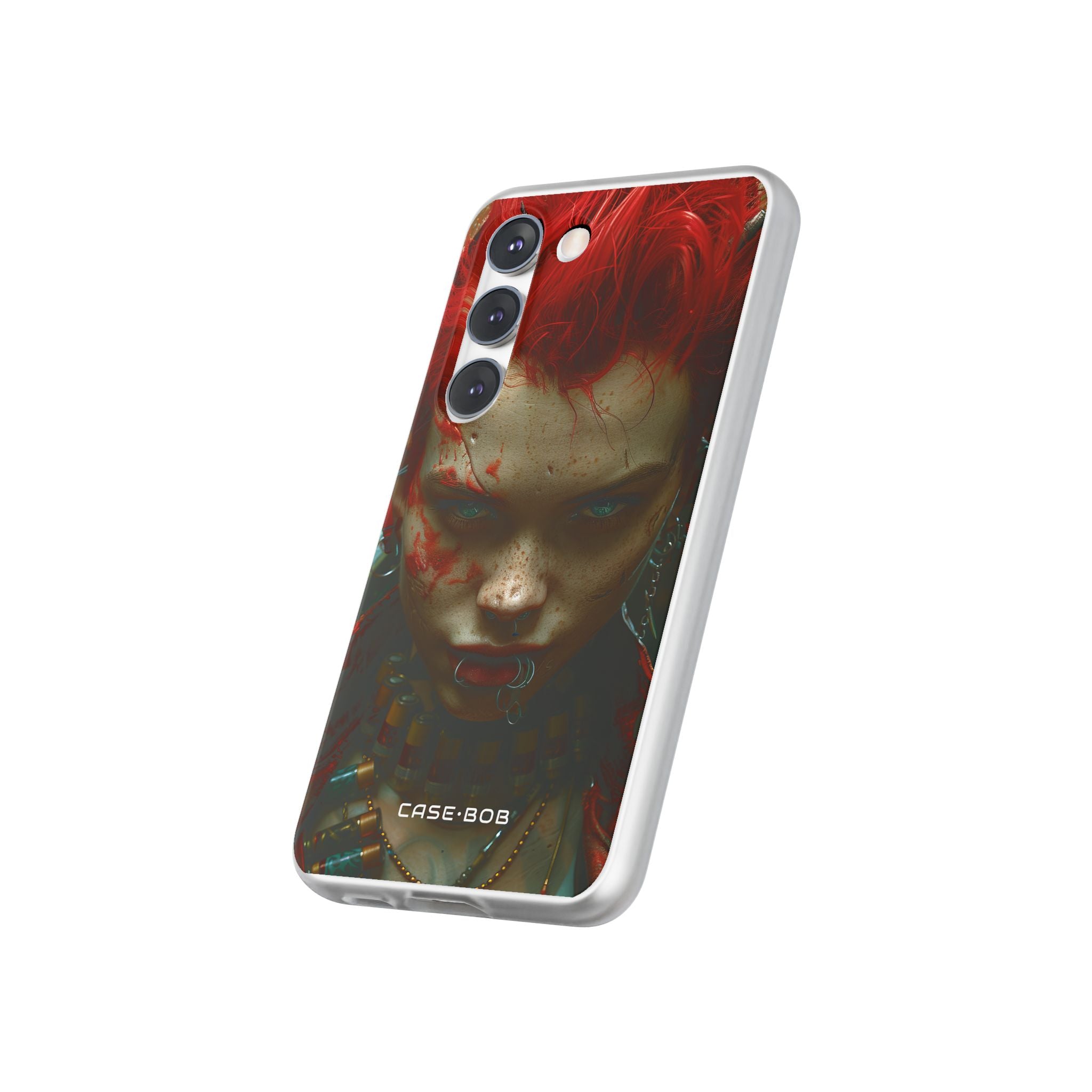 Red Spike Gaze Samsung S23 Case - Soft