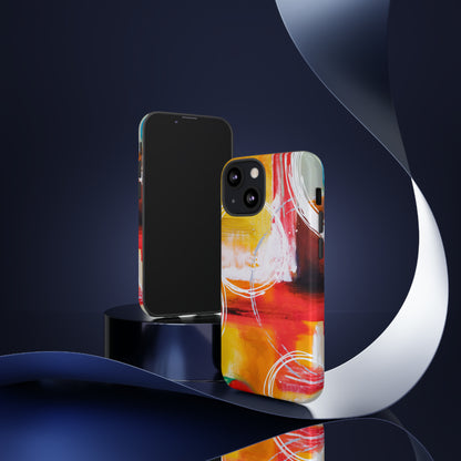 Abstract Yellow - Protective Phone Case