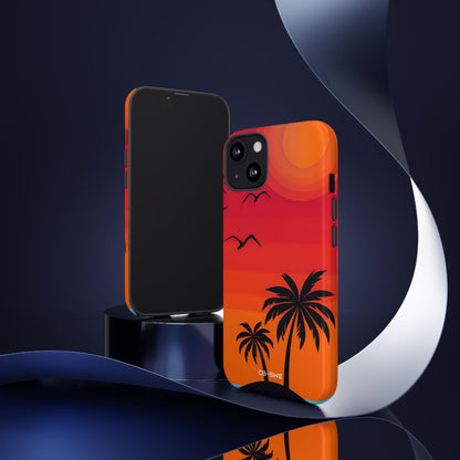 Summer Sunset Silhouettes - iPhone Case
