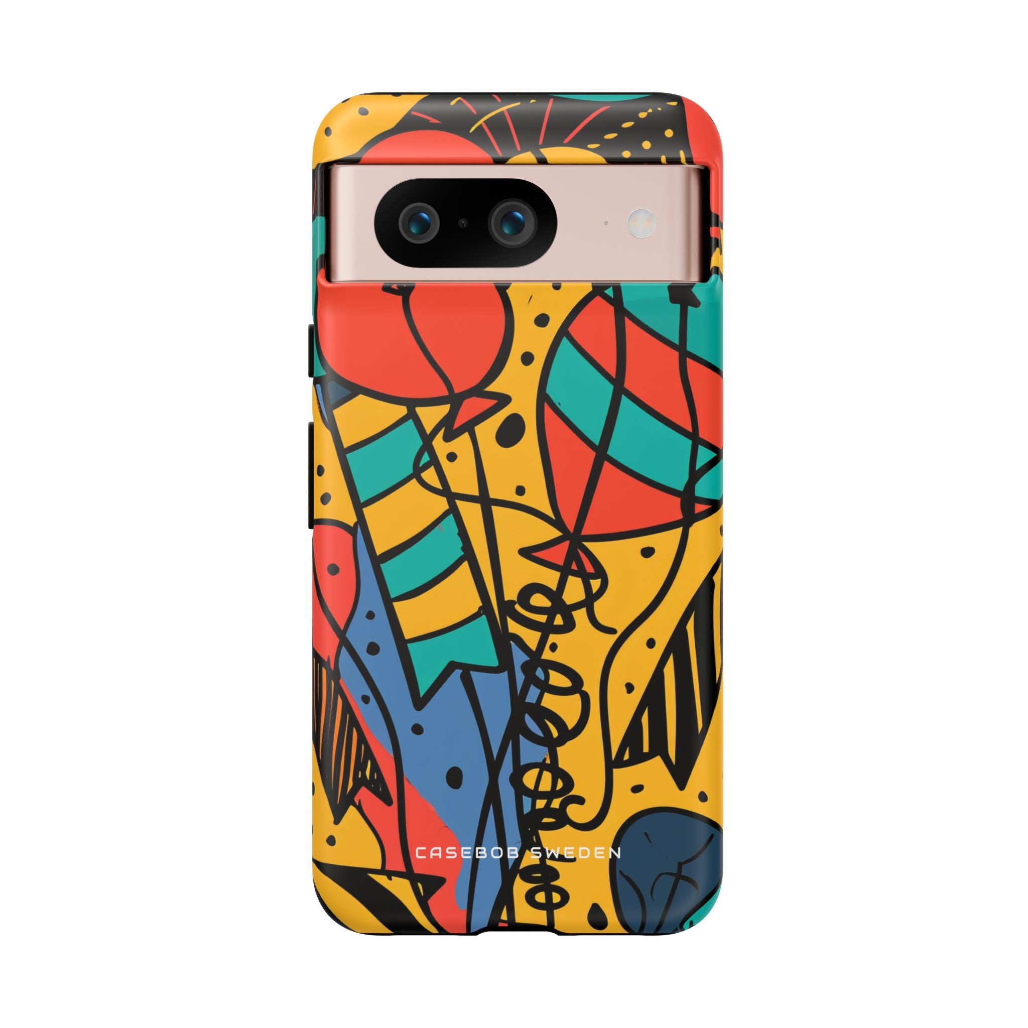 Playful Lines in Motion Google Pixel 8 - Tough Phone Case