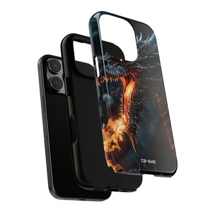 Fiery Breath Erupts - iPhone Case