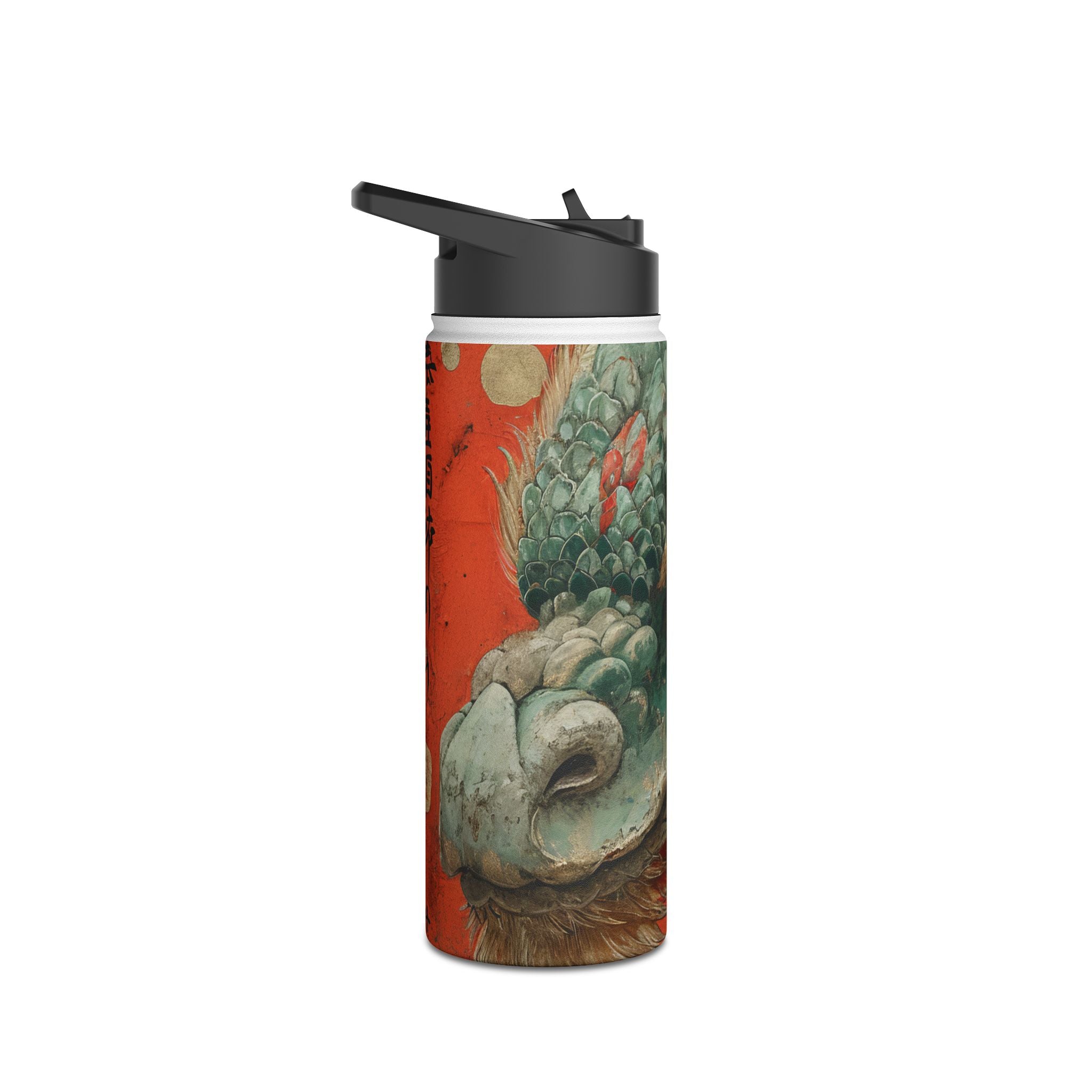 Dragon's Gaze Crimson - Stainless Steel Water Bottle