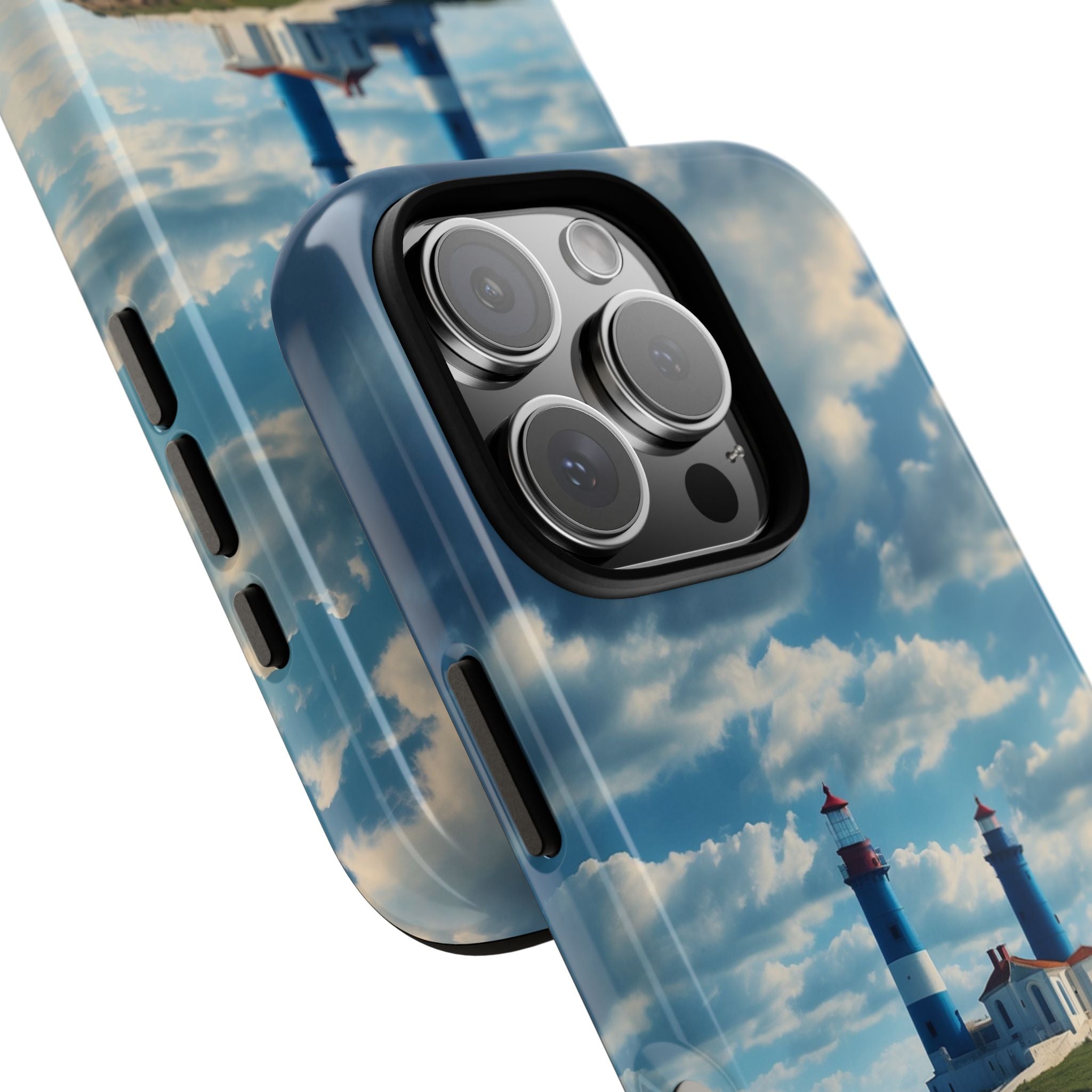 Lighthouse Guards Waves - iPhone Case