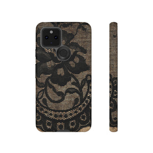 Broomrose Gothic Flower - Protective Phone Case