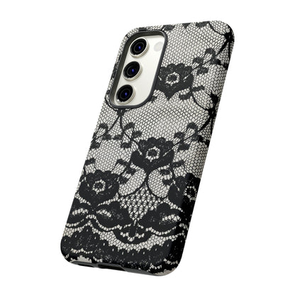 Lilrunge Gothic Flower - Protective Phone Case