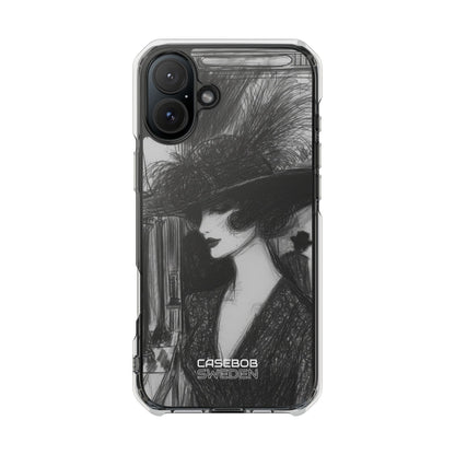 Vintage Feather Elegance iPhone 16 - Impact Clear+