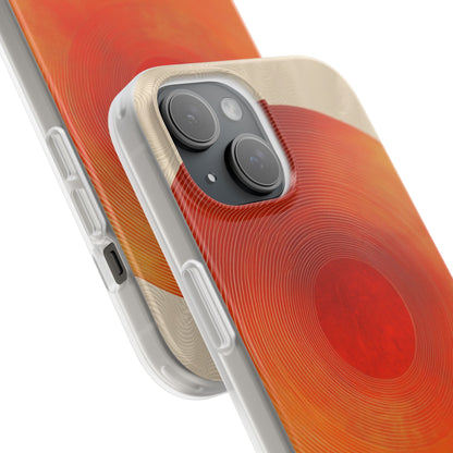 Sunburst Swirl iPhone 15 Case - Soft