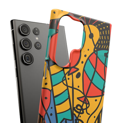 Playful Lines in Motion Samsung S23 - Slim Phone Case