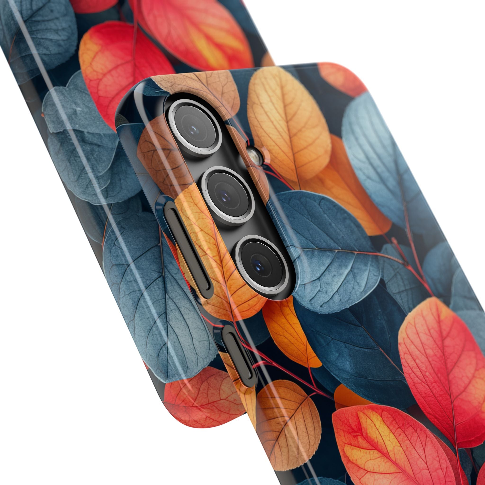 Vibrant Nature Leaves - Slim Samsung S24 Phone Case