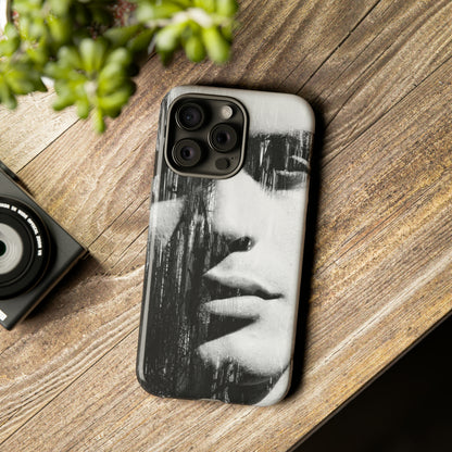 Black & White Pop Art - Protective Phone Case